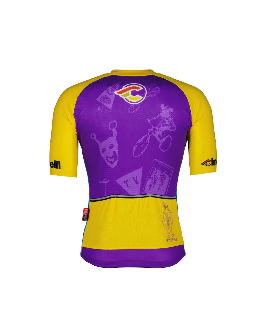 Maillot De Cyclisme Vintage Cinelli - Taille Large (L) - Fabriqué Aux USA - Homme - Occasion