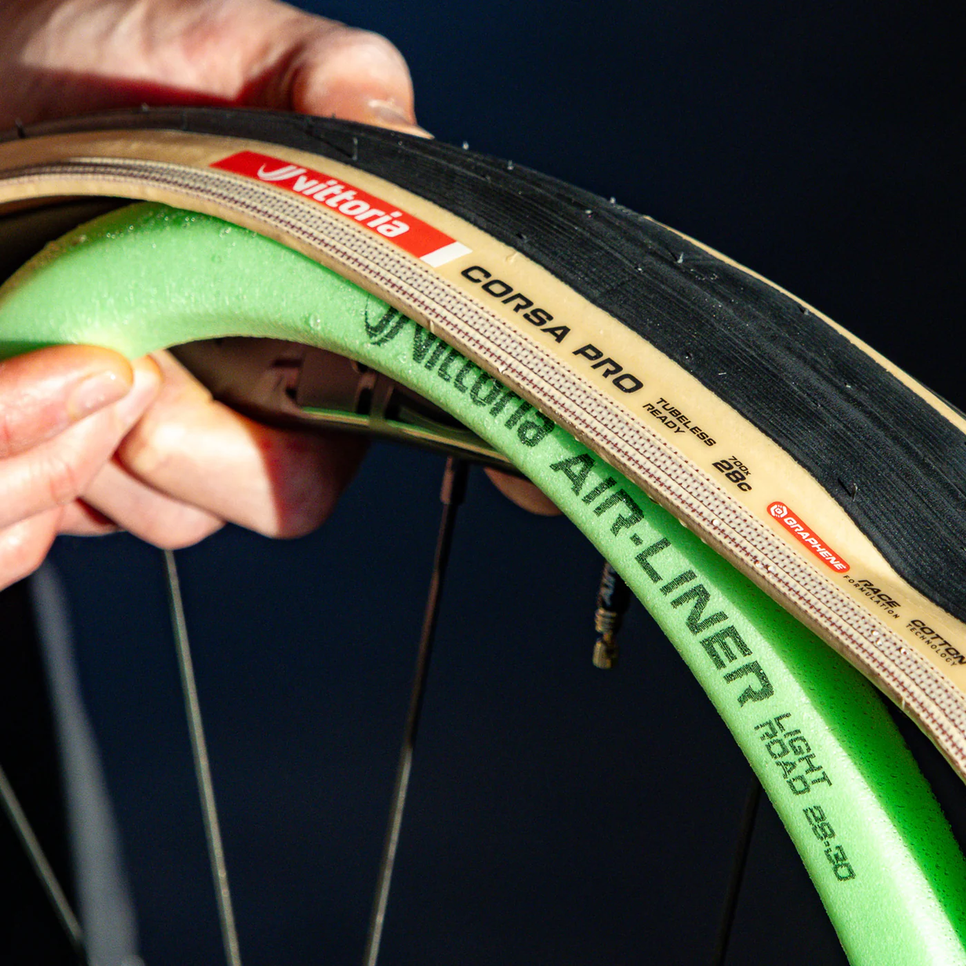 Vittoria Air-Liner Light Road un insert pour rouler malgré les crevaisons